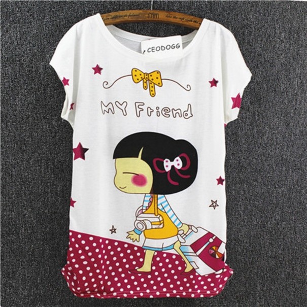 T-shirt pour femmes avec impression A1230 2