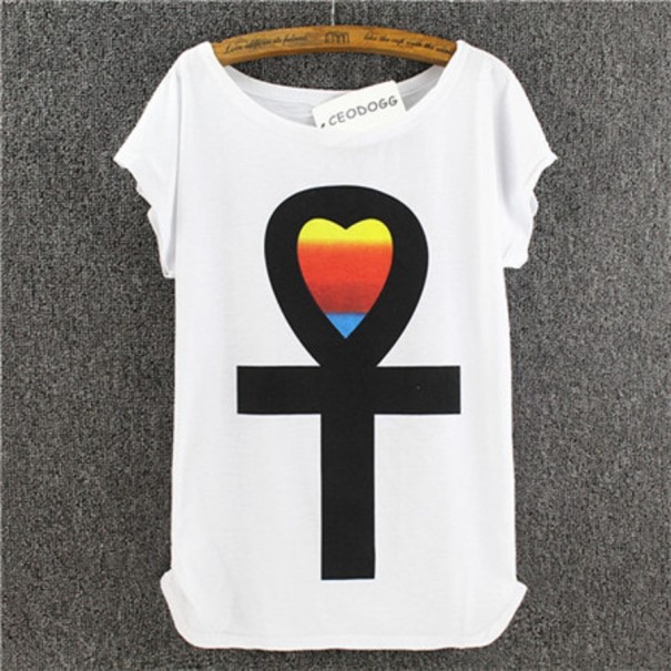 T-shirt pour femmes avec impression A1230 4