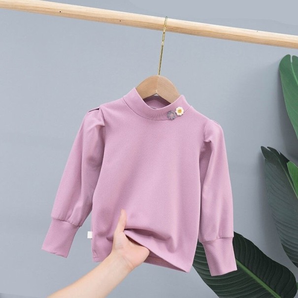 T-shirt pour fille à manches longues B1647 12-18 mois C