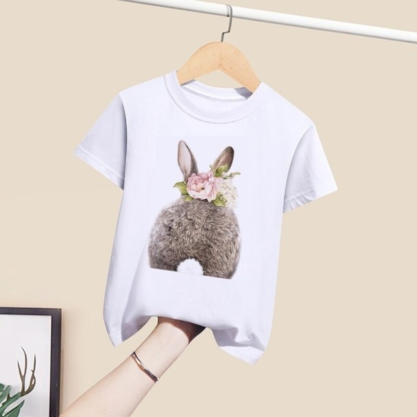 T-shirt pour fille avec animal B1612 3 G
