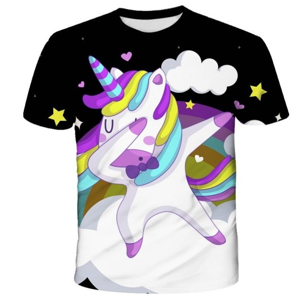 T-shirt pour fille avec un licorne B1560 8 C
