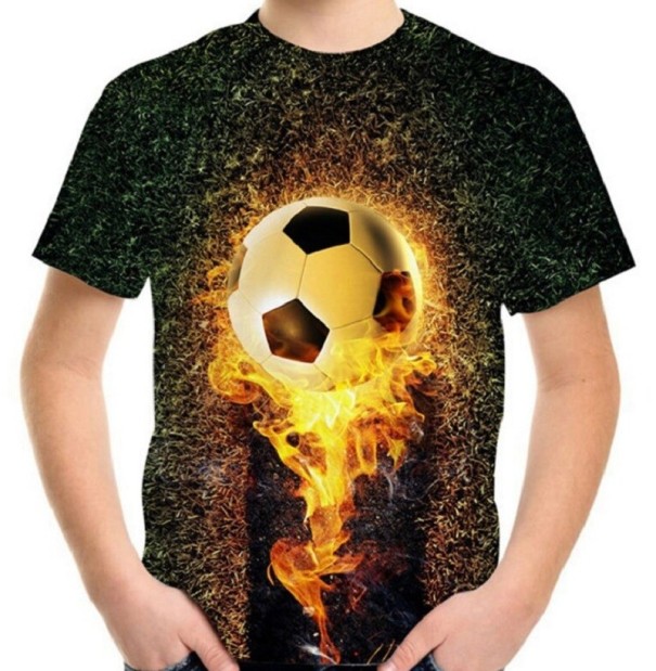 T-shirt pour garçon avec ballon 8 H