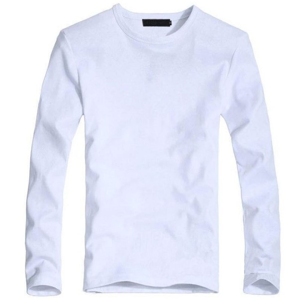 T-shirt pour homme à manches longues T2041 blanc L 1