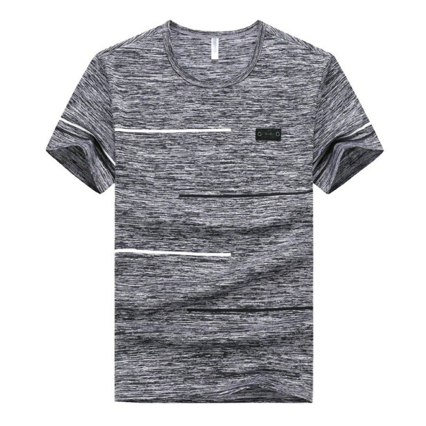 T-shirt pour hommes T2073 gris S