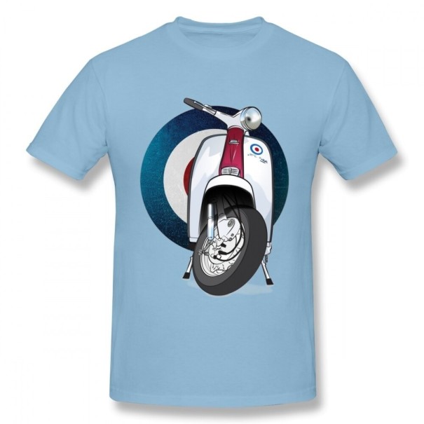 T-shirt pour hommes T2291 bleu clair L