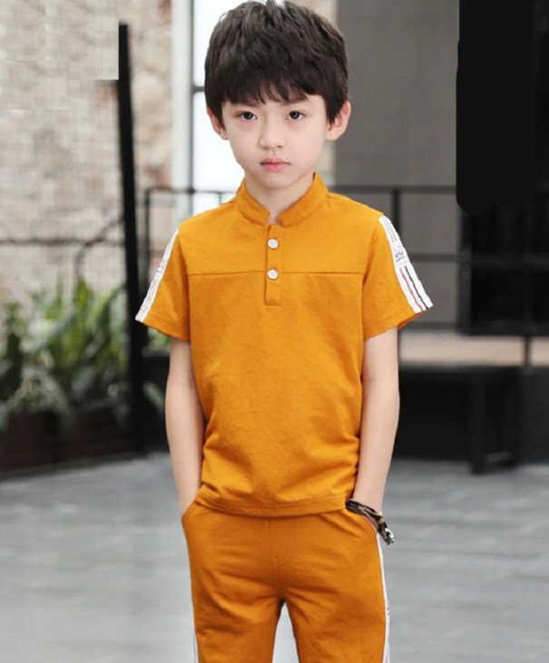 T-Shirt und Hose für Jungen L1617 orange 5