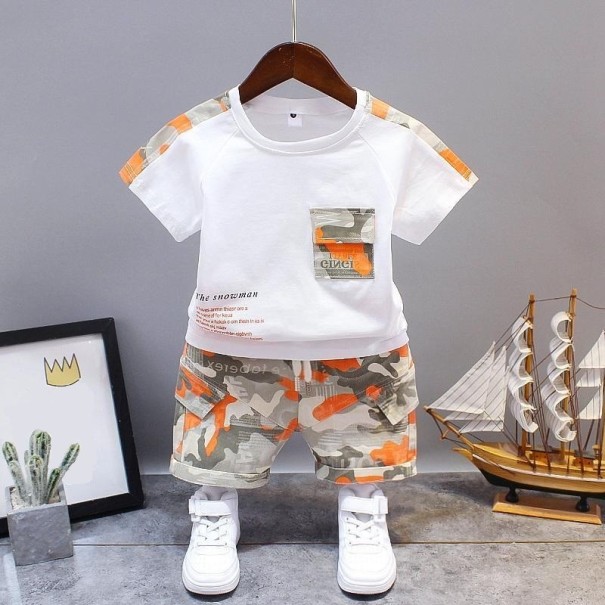 T-Shirt und Shorts für Jungen L1249 4 D