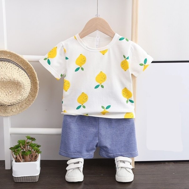 T-Shirt und Shorts für Jungen L1622 4 D