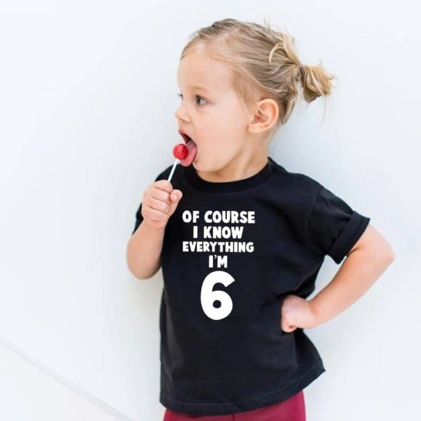 T-Shirt zum Kindergeburtstag B1468 12-24 Monate P