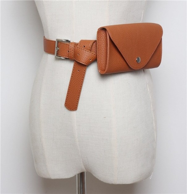 T809 fannypack för kvinnor brun