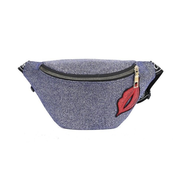 T859 fannypack för kvinnor blå T859 fannypack för kvinnor blå