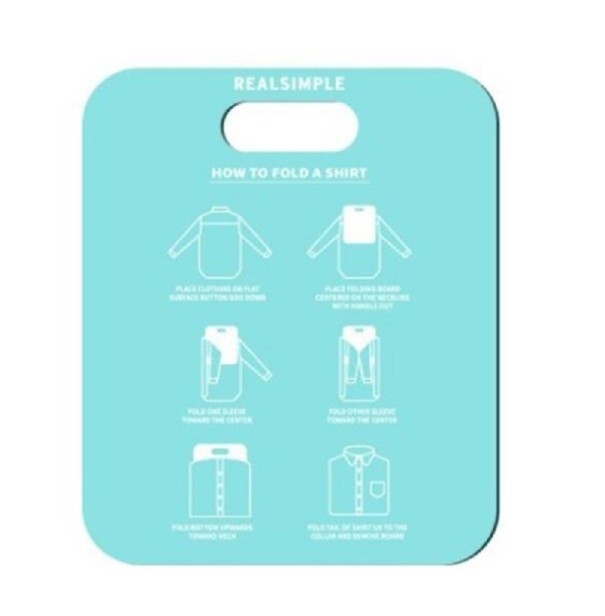 Tabla para doblar ropa infantil turquesa
