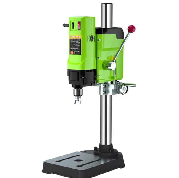 Table Mini Drill 880W 1.5–13 mm with Speed Control 0–2500/min Metal Body Working Stroke 6 cm Precise Drilling for Workshop and Hobby Use 1