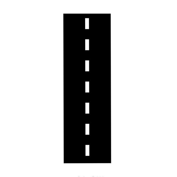 Table Runner 60 x 200 cm Road Design Table Runner Polyester Decorative Runner for Table Children's Racing Party Decoration 1