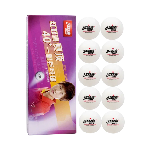 Table Tennis Balls 10 pcs 40 mm ABS Plastic Training Ping Pong Balls Durable Lightweight Balls for Table Tennis Games and Sports Training white