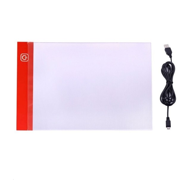 Tablero de dibujo LED rojo