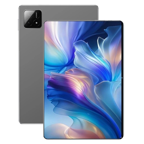 Tablet cu ecran de 10,36 inci, 16 GB RAM și 512 GB ROM, Android 13, cu procesor octa-core, dual SIM, Bluetooth, WiFi și GPS pentru jocuri și muncă gri