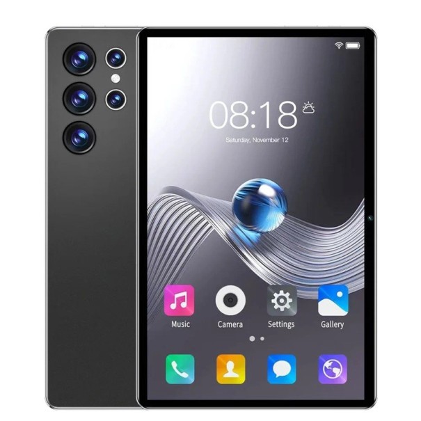 Tablet mit Android 13 HD-Display 10,1 Zoll Octa-Core-Prozessor 4 GB RAM 64 GB ROM mit Stylus und vier Lautsprechern für Arbeit, Spiele und Filme schwarz