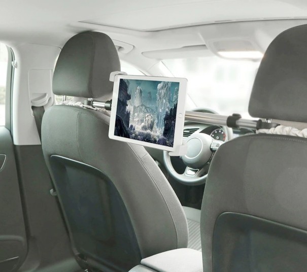 Tablet-/mobiele telefoonhouder voor in de auto