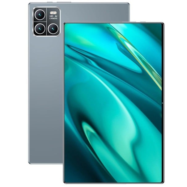 Tablet s displejem 10,36 palce 16 GB RAM a 1 TB ROM Android 13 se 14jádrovým procesorem dual SIM Bluetooth WiFi a GPS pro hry i práci šedá