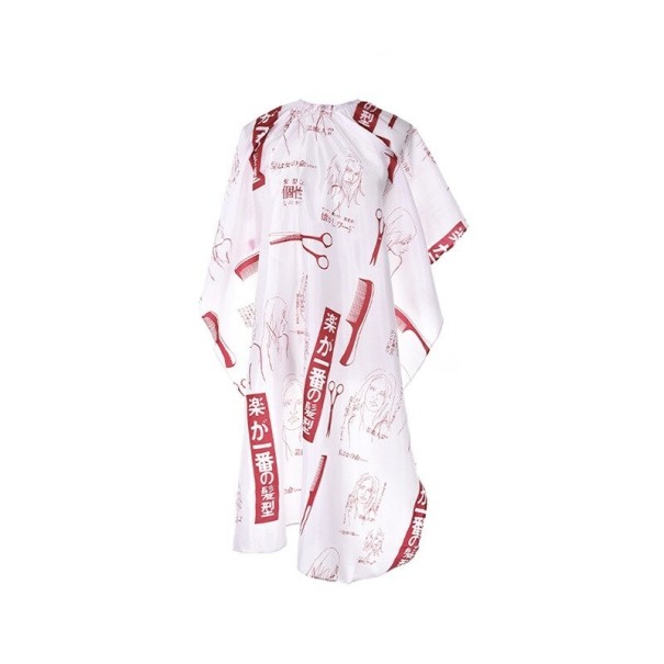 Tablier de coiffeur rouge