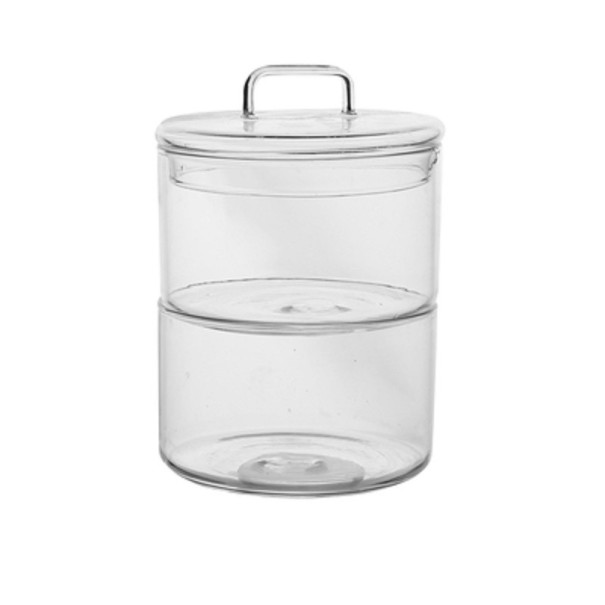 Taça de vidro em camadas M