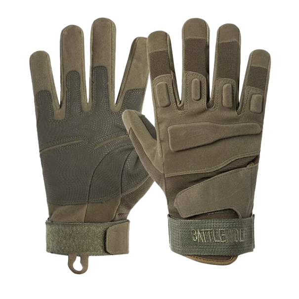 Tactical Full Finger Gloves Outdoor Sports Csúszásgátló kesztyűk Katonai kesztyűk zöld M