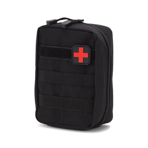 Tactical Travel First Aid Kit Tom medicinsk väska för vandring och hemmabruk Militär första hjälpen-väska utomhus armégrön