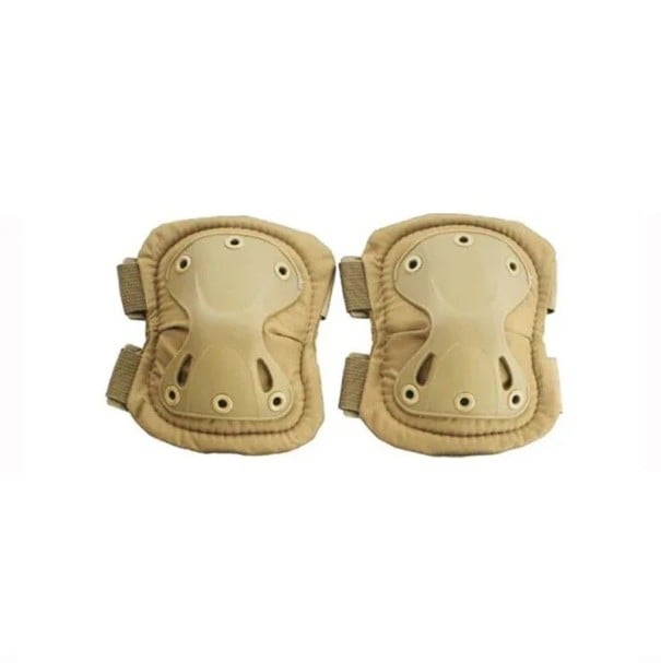 Tactici protecții pentru coate 170x130x70 mm spumă EVA cu densitate mare echipament de protecție militar, airsoft, vânătoare, sport maro