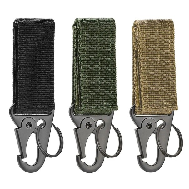 Tactische hanggesp Nylon gesp met karabijnhaak Riem met karabijnhaak 2 stuks
