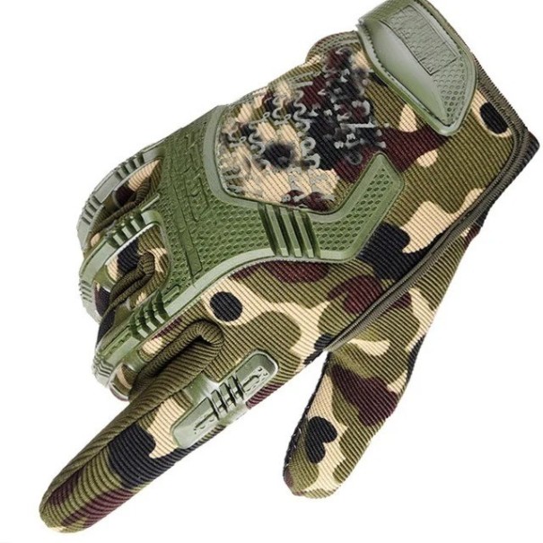 Tactische militaire handschoenen Antislip militaire handschoenen Beschermende handschoenen legergroen L