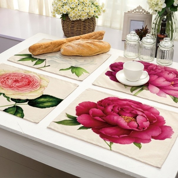 Tafeldecoratie met bloem