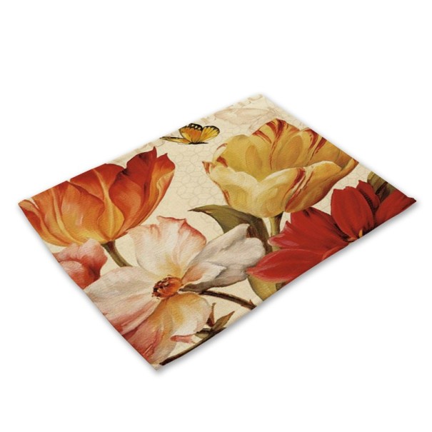 Tafeldecoratie met bloemen 13