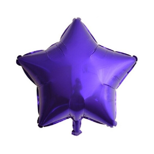 Tähdenmuotoinen ilmapallo violetti