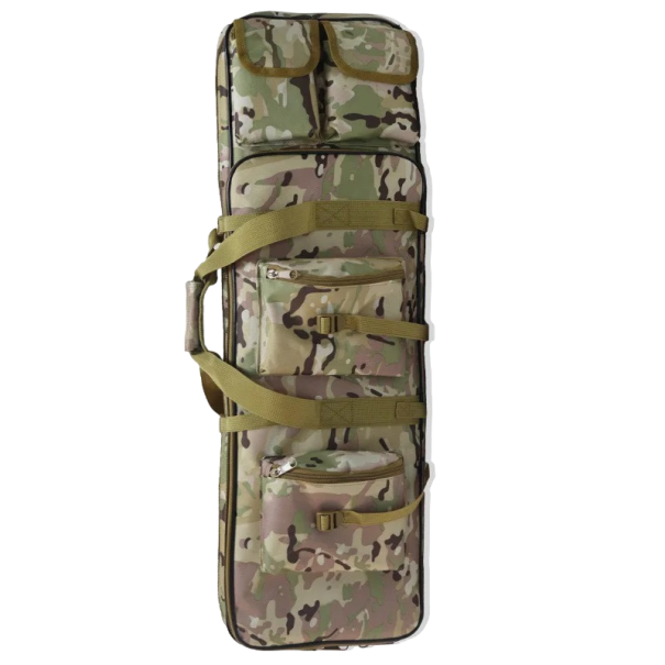 Taktická střelecká taška Střelecká brašna Kempingová taška Taktická taška s několika kapsami Batoh na ochranu zbraní 117 x 25 x 60 cm Maskáčový vzor 1