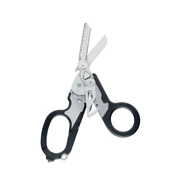 Taktické skládací záchranné nůžky 20,7 × 9 cm multifunkční EDC nářadí pro lékárničku outdoor a nouzové použití černá