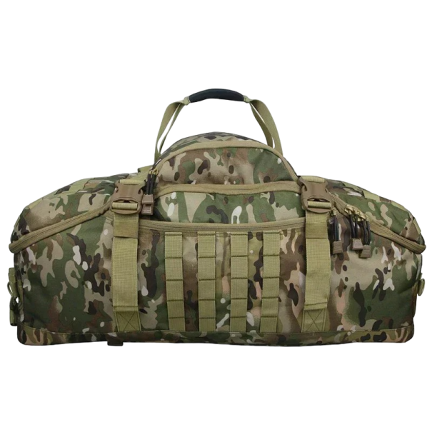 Taktikai katonai táska kempingtáska nagy kapacitású táska több zsebes túratáska katonai hátizsák 40 literes vízálló 50 x 25 x 26 cm terepszínű minta 2