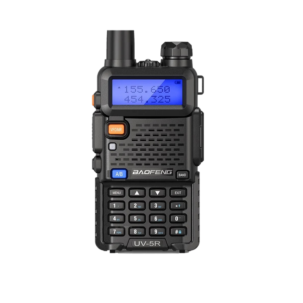 Taktisches Walkie-Talkie, 5-W-Antenne, Sender mit großer Reichweite, 16 km, professionelles Zweikanal-Walkie-Talkie, Hochleistungs-Walkie-Talkie, 26,2 x 5,8 x 3,2 cm 1