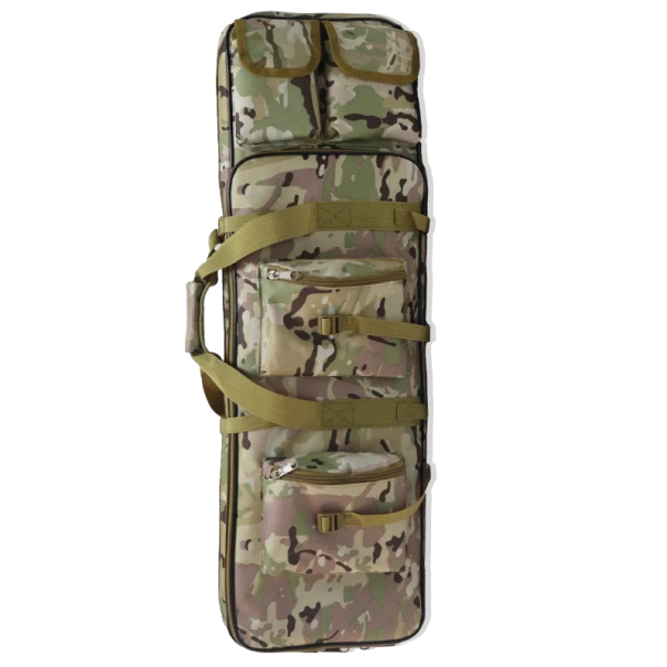 Taktisk skydetaske Skydetaske Campingtaske Taktisk taske med flere lommer Våbenbeskyttelsesrygsæk 117 x 25 x 60 cm Camouflagemønster 1
