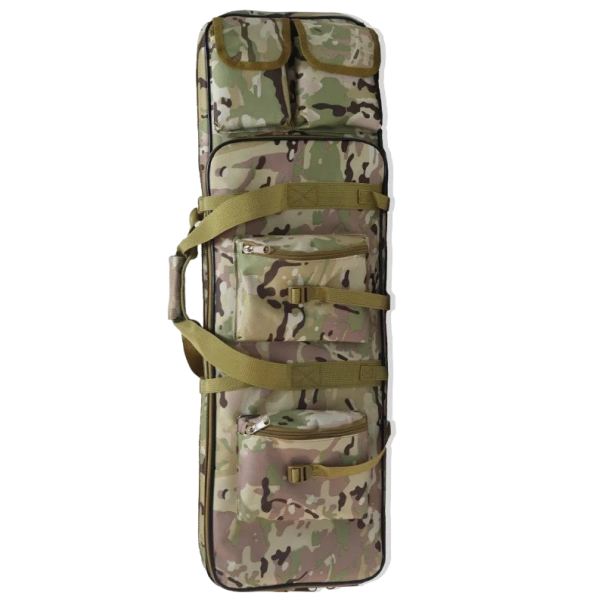 Taktisk skydetaske Skydetaske Campingtaske Taktisk taske med flere lommer Våbenbeskyttelsesrygsæk 81 x 25 x 60 cm Camouflagemønster 1