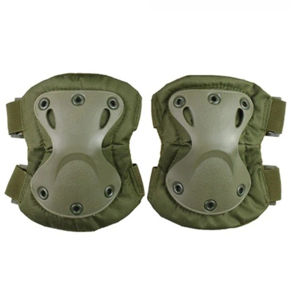 Taktiska armbågsskydd 170x130x70 mm EVA-skum med hög densitet Armé militär airsoft jakt sport skyddsutrustning grön
