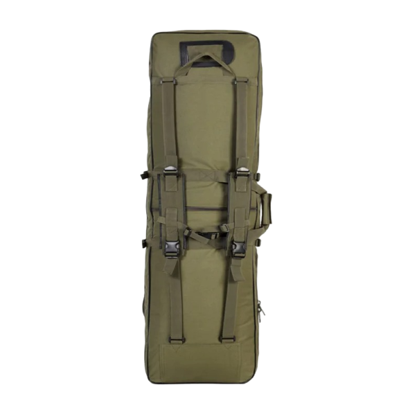 Taktyczna torba strzelecka Torba strzelecka Torba kempingowa Wielokieszeniowa torba taktyczna Plecak chroniący broń 117 x 25 x 60 cm zieleń wojskowa