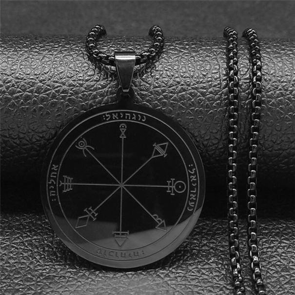 Talisman-halskæde sort