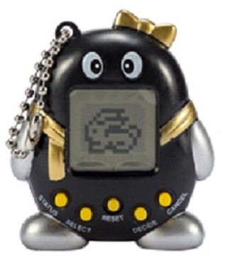 Tamagotchi virtuel pingvin J1013 sort