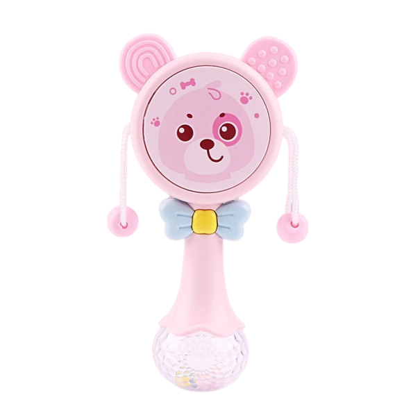 Tambour avec poignée P4014 rose