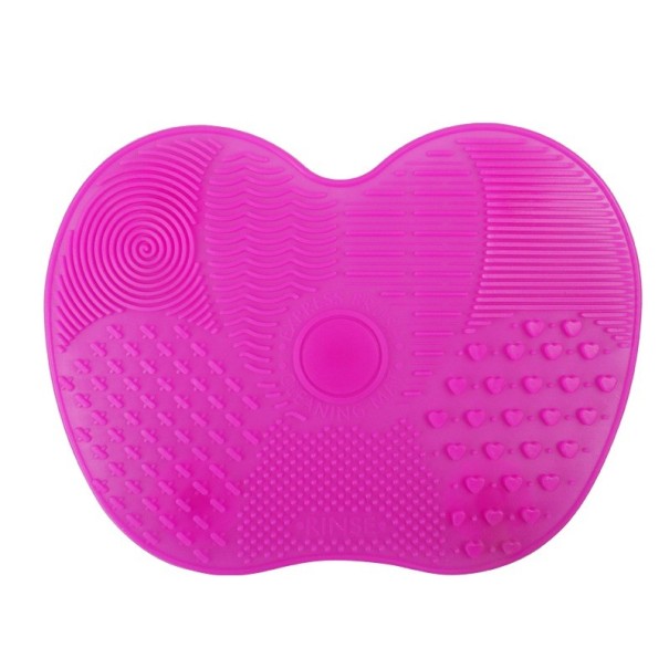 Tampă din silicon pentru curățarea periilor violet deschis