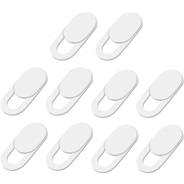 Tampas de segurança para webcam 10 unid branco