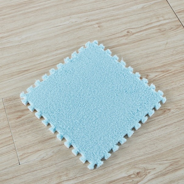 Tampon puzzle 10 buc albastru deschis