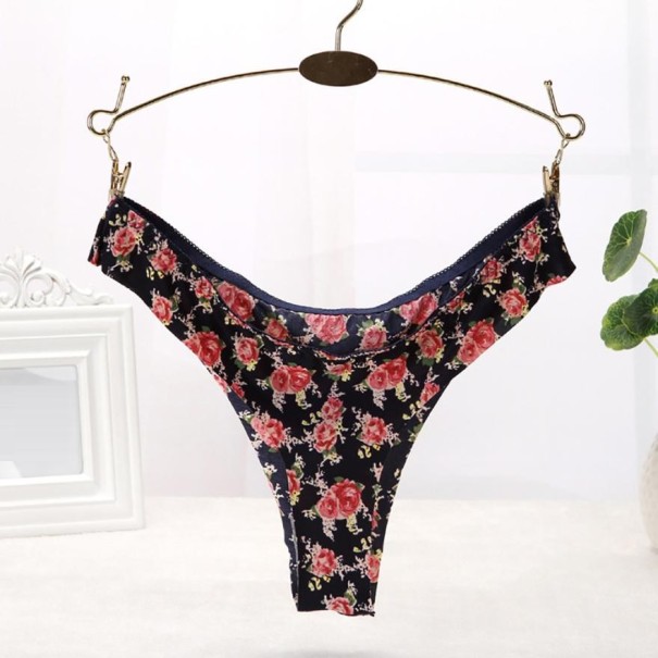 Tanga da donna con fiori Gloria M 9