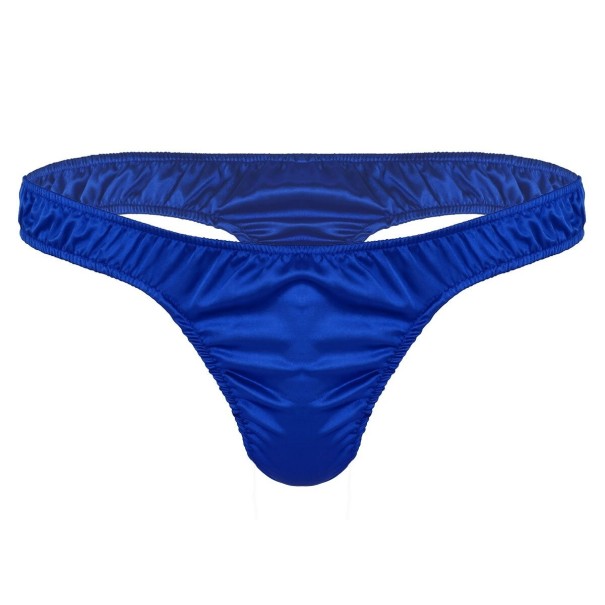 Tanga de bain pour hommes F979 bleu foncé L